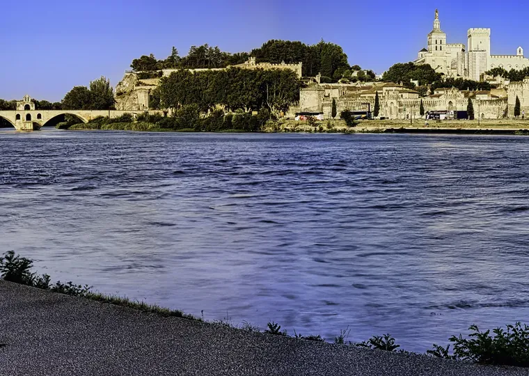 Panorama sur le Rhône