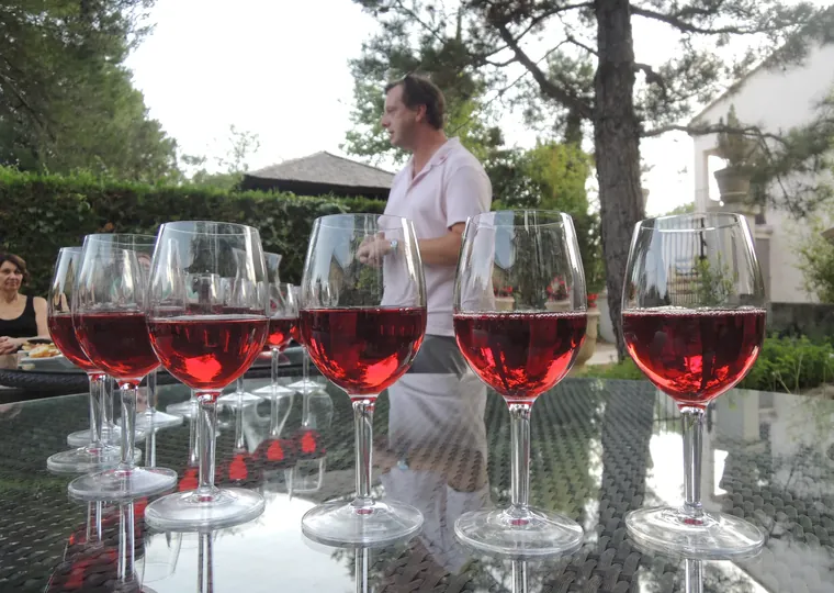 Dégustation de rosé